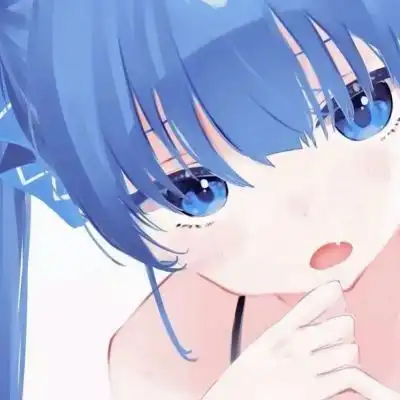 蓝色系动漫女头
