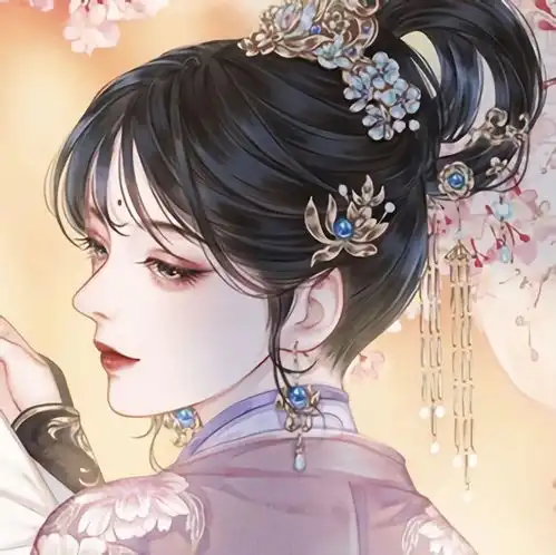 古风动漫女头盐于律己,甜以待人
