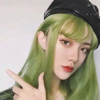 绿色系女生头像简单女生最爱的绿色系头像
