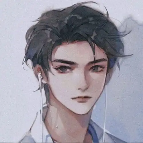 超优质手绘动漫男生头像
