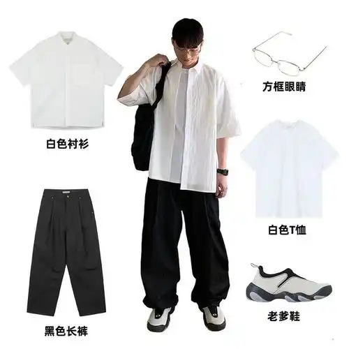 男生衬衫t恤阳光帅气,这3套搭配很有层次感,真的好看
