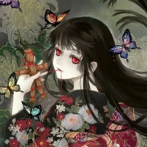 暗系少女头像
