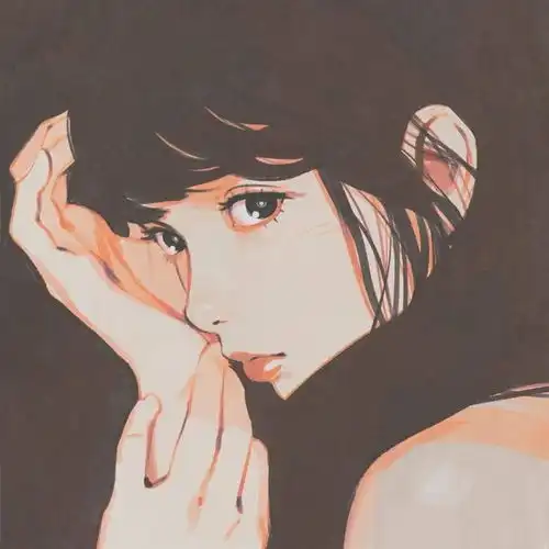 这个表情是不是女生看喜欢的人
