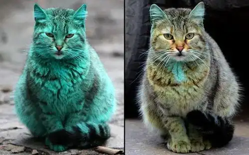全球罕见足球猫冲上热搜,网友指定染色结果......哈哈哈哈
