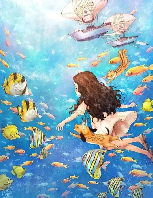 画家收藏馆森林女孩日记第二期by韩国插画师aeppol2020年4月24日

