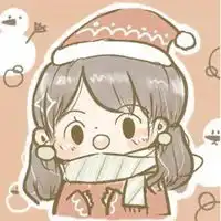 卡通圣诞头像女卡通可爱圣诞节女生头像

