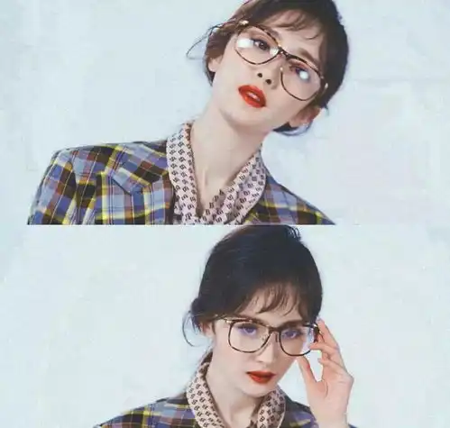 当女神戴起眼镜,沈月仙气十足,杨幂太美艳,倪妮实力演绎禁欲系
