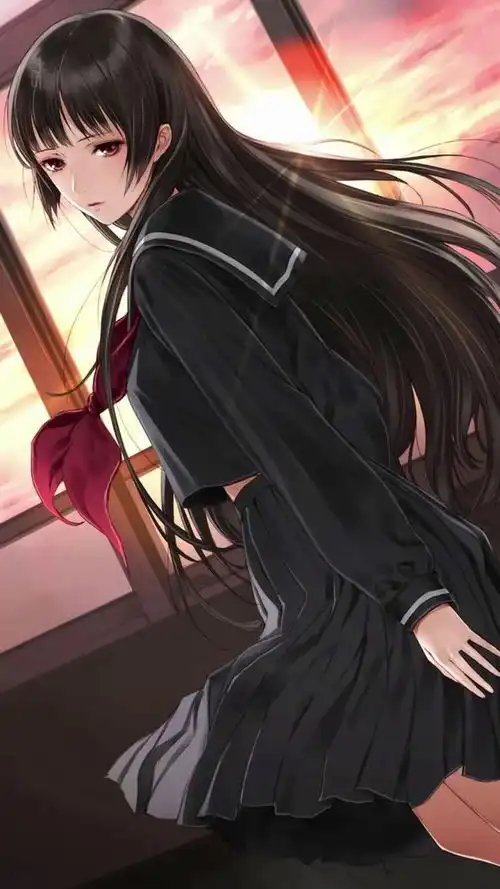 软萌的二次元美少女插画,洋溢着让人舒服的清澈透明感
