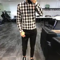 男士秋冬季黑色韩版修身破刮烂牛仔裤青年时尚潮流小脚裤型男长裤
