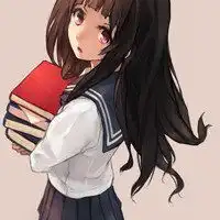 动漫黑白头像女生校服微信头像图片大全

