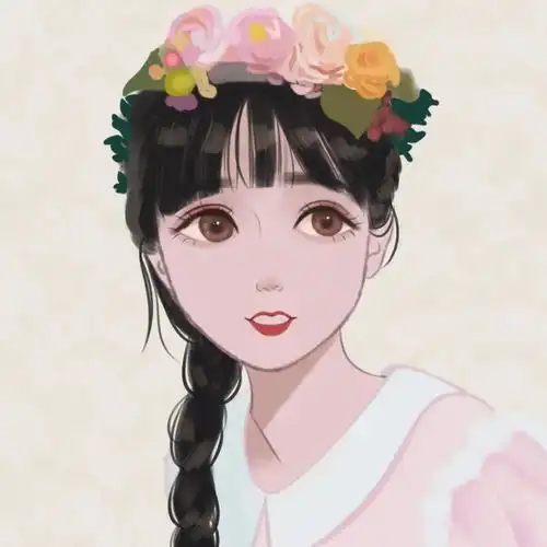 手绘头像让人眼前一亮的闺蜜头像

