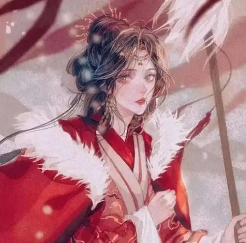唯美浪漫系动漫女生头像
