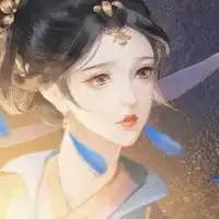复古卡通女生头像卡通古典美女生头像
