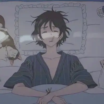 忧郁帅气动漫男头精选
