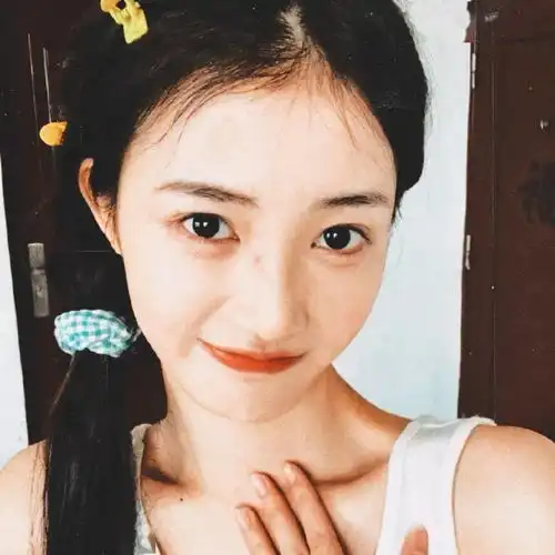 一组真人胶片女生头像,请签收
