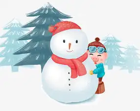 冬季系列下雪玩耍堆雪人图片素材其他格式下载动漫人物大全
