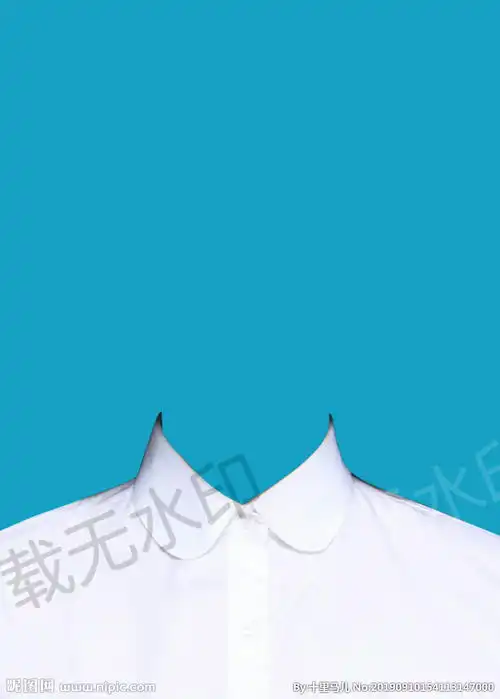 证件照白衬衫衣服模板图片

