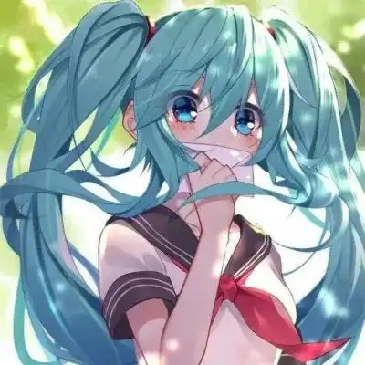 头像舍精美初音未来蓝色系头像壁纸开心搞笑文案短句
