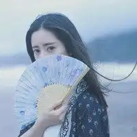 蓝色系头像古风真人微信头像图片大全
