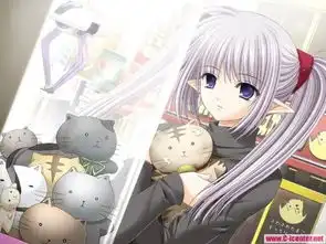 求银发紫眸少女图
