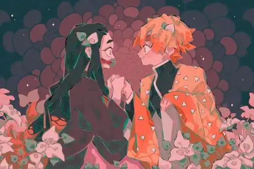 甜腻腻的润系少女,看着看着就融化在色块里

