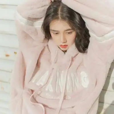 甜美粉色系女头.

