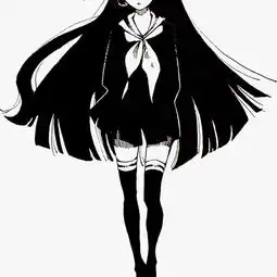 黑长直制服妹子
