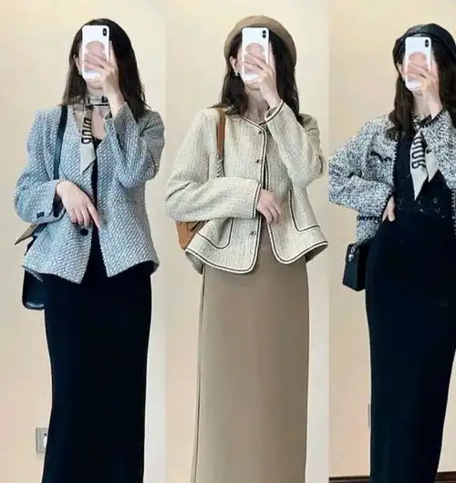 春天跟她学温柔风穿搭,简约有女人味,太养眼
