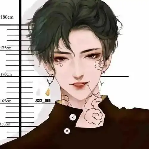 动漫男生插画图片头像
