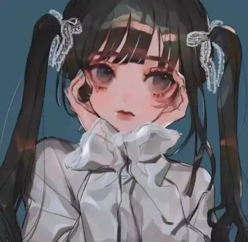 动漫女生头像人有时候很奇怪,在分开时坚决,结束时回头
