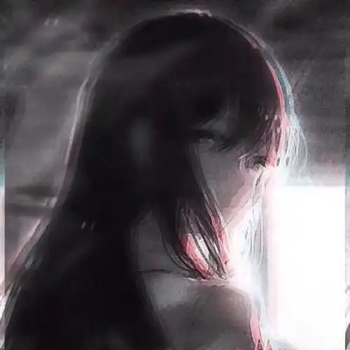 动漫头像看起来有点丧
