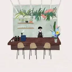 治愈系插画,陪你度过最美好的时光
