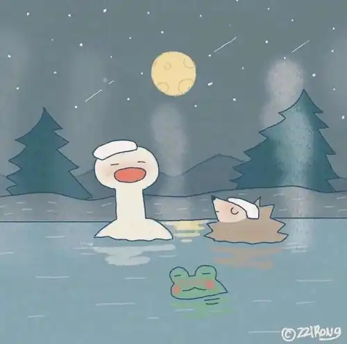 超可爱治愈系插画小鸭鸭和它的小伙伴们
