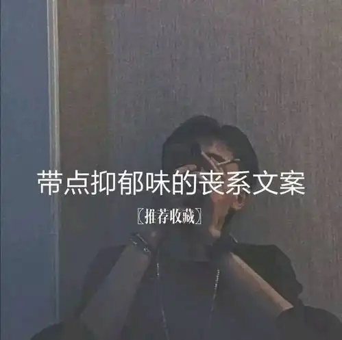 带点抑郁味的丧系文案
