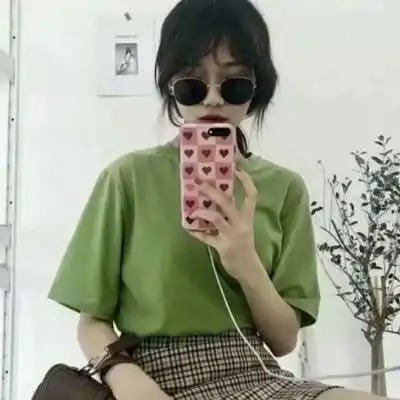 抖音快手最近超火的绿色头像网上流行的绿色系女生头像
