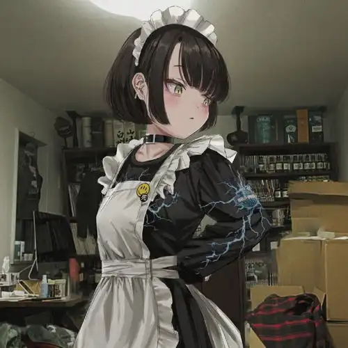 头像黑色系动漫女头像
