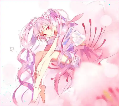 13张唯美的樱初音壁纸,没有哪个少女能对这样的初音不心动
