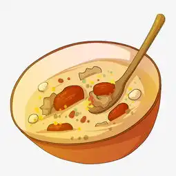手绘腊八节美食腊八粥插画图片素材其他格式下载动漫人物大全
