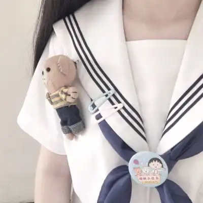 少女心粉色部位头像上半身无头学生女头

