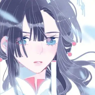 优质.蓝色系.动漫.女头.
