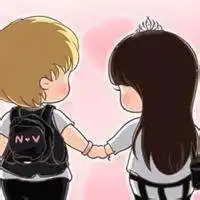 老公老婆卡通带字头像微信头像图片大全
