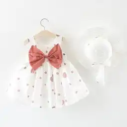 hartstrings2019新款夏装韩版儿童连衣裙女童波点背心裙中小童公主连衣裙蝴蝶结草帽裙黄90cm蜜芽,中国领先的进口母婴限时特卖商城

