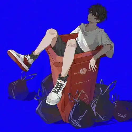 动漫男生头像.有月亮的时候不要惹我,我可能会变身
