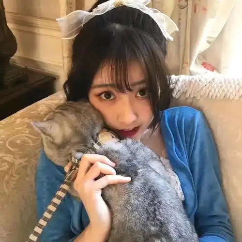 头像图片丨女生头像丨可爱的猫系女头1214
