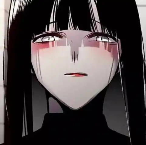 ins超火的黑白丧系暗黑少女头像你不喜欢我,又不放过我
