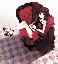 求黑发黑眸动漫少女图
