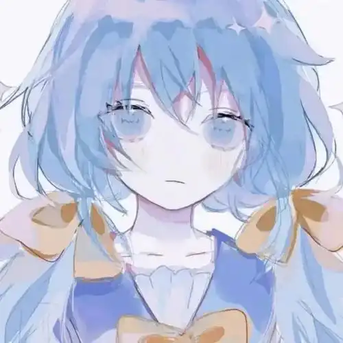 蓝色系女生头像记得向前看,别烂在过去和梦里
