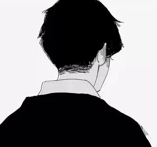 人的一生,是黑与白的变奏曲暗色系黑白动漫男生头像
