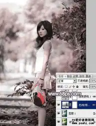 ps通道调色教程利用通调给美女图片调出韩系艺术灰色调3
