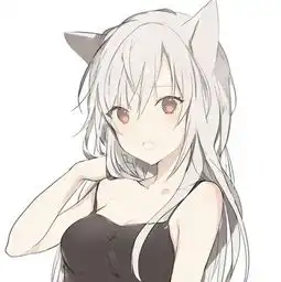 美丽动漫少女图片是狐妖
